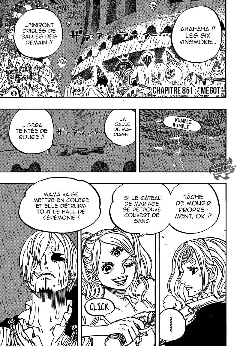 Lecture en ligne One Piece 851 page 4