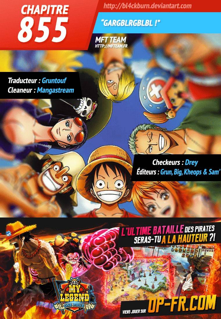 Lecture en ligne One Piece 855 page 1