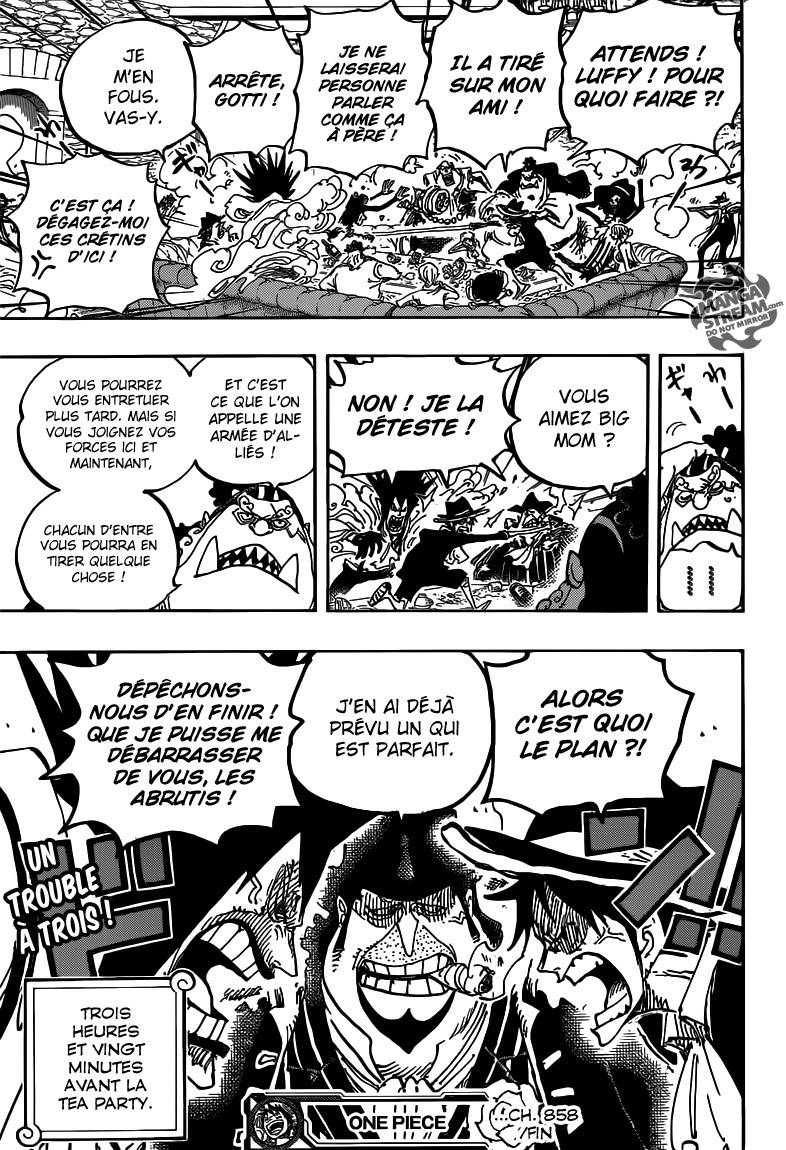 Lecture en ligne One Piece 858 page 19