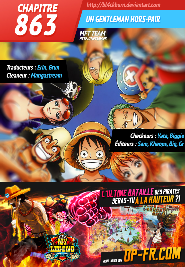 Lecture en ligne One Piece 863 page 1