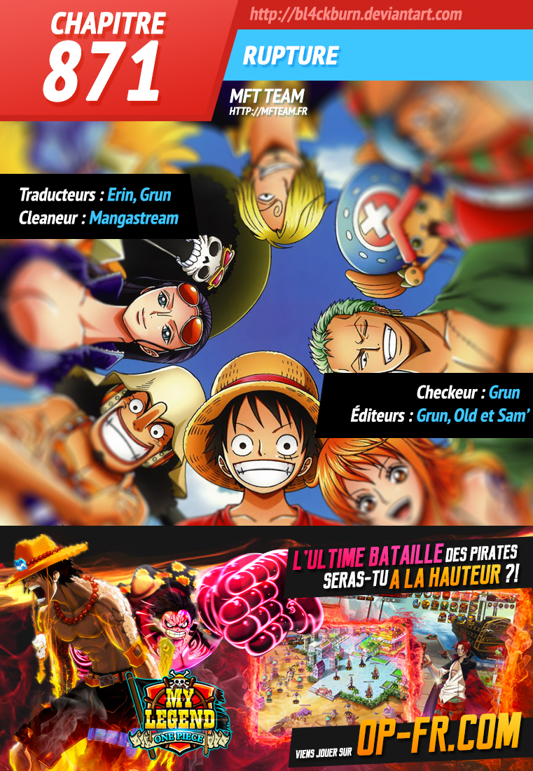 Lecture en ligne One Piece 871 page 1