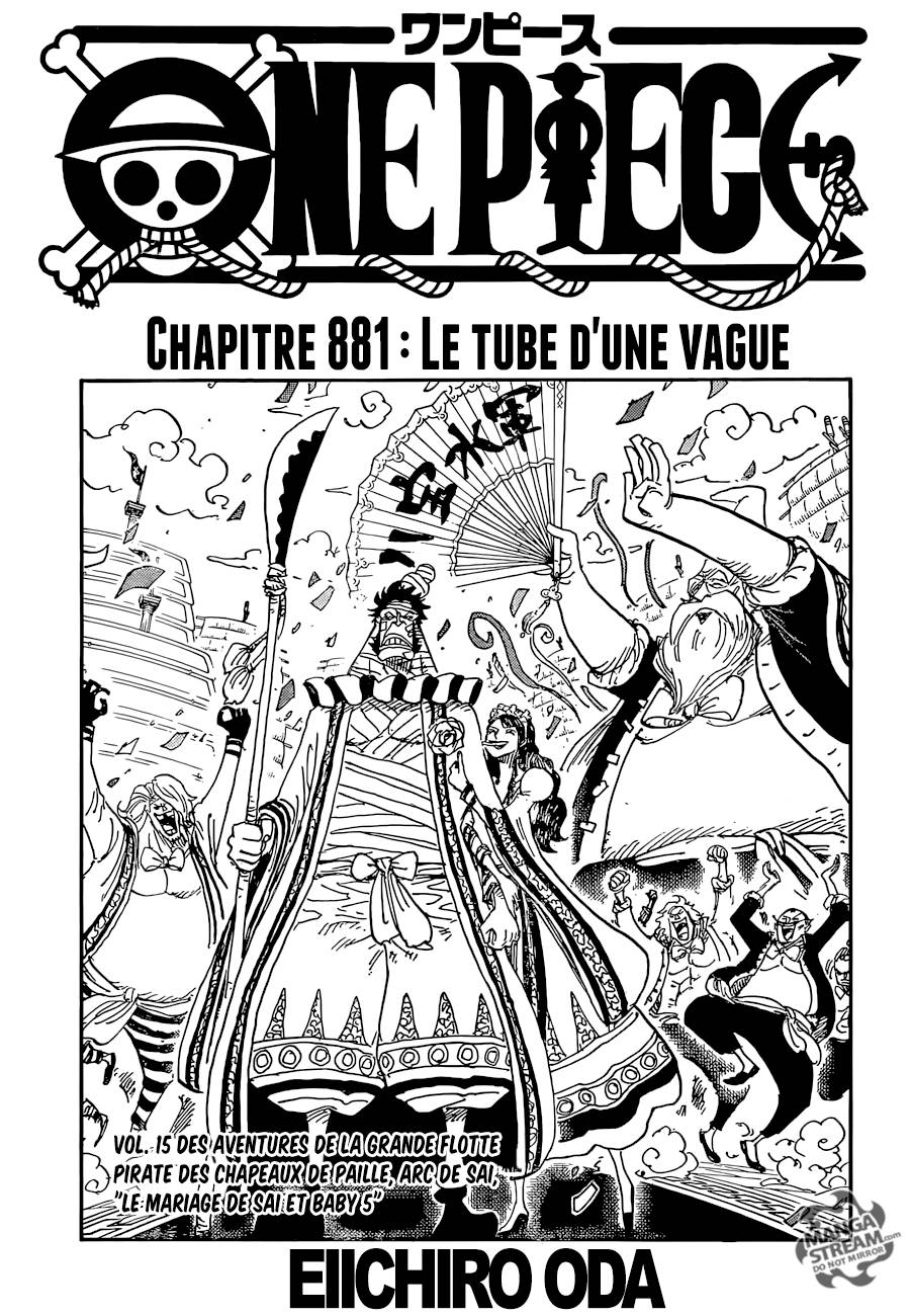 Lecture en ligne One Piece 881 page 3