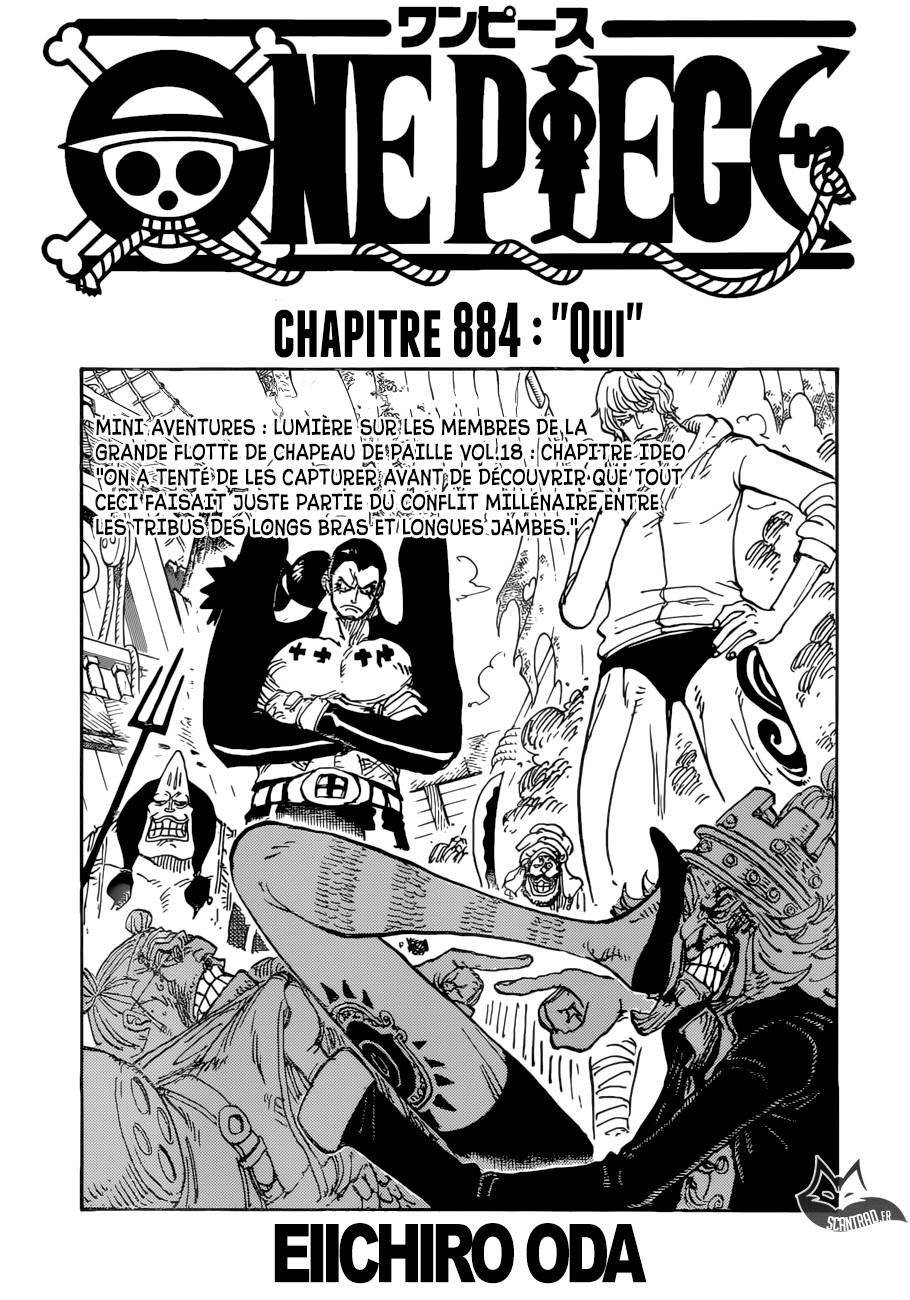 Lecture en ligne One Piece 884 page 1