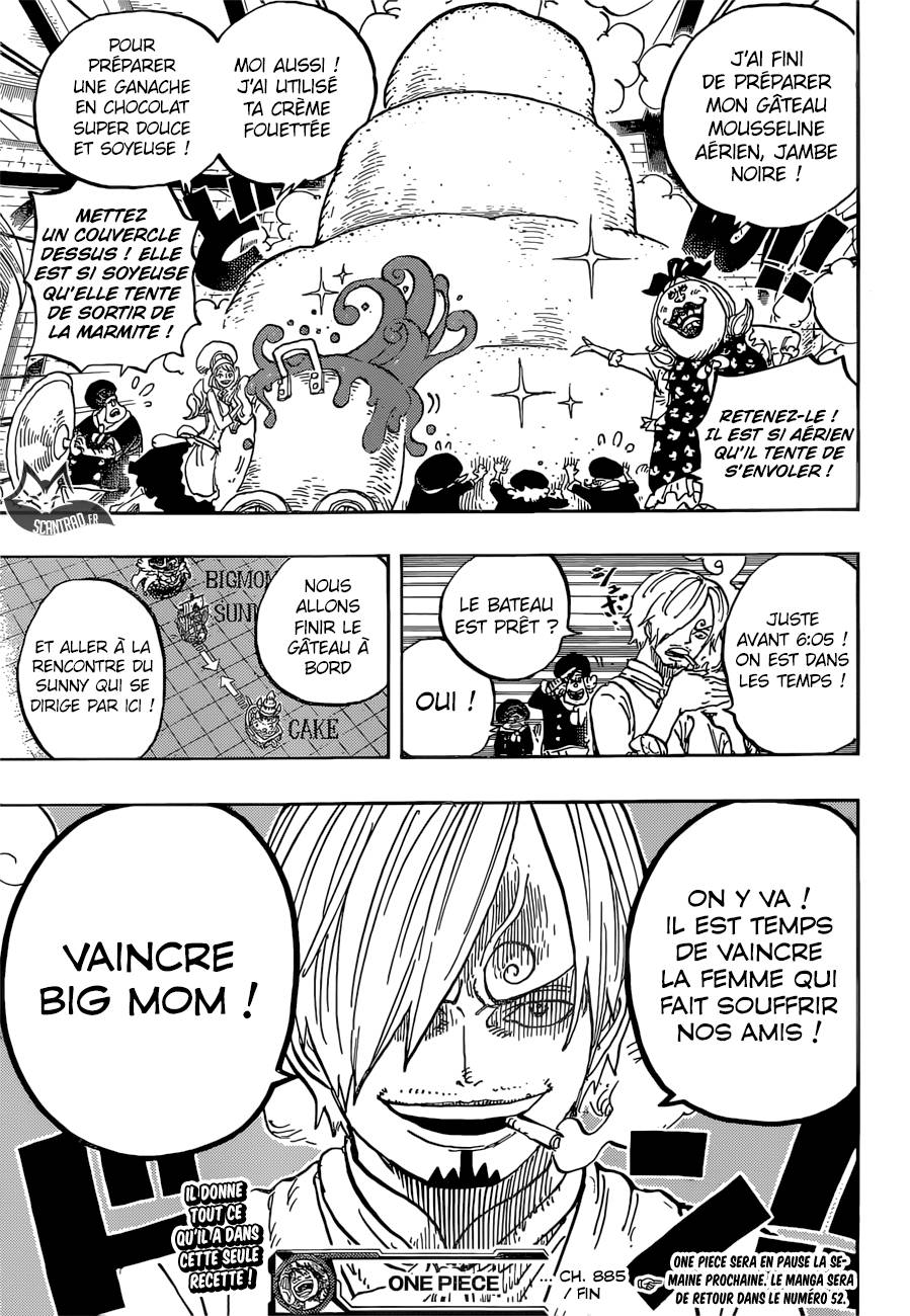 Lecture en ligne One Piece 885 page 17