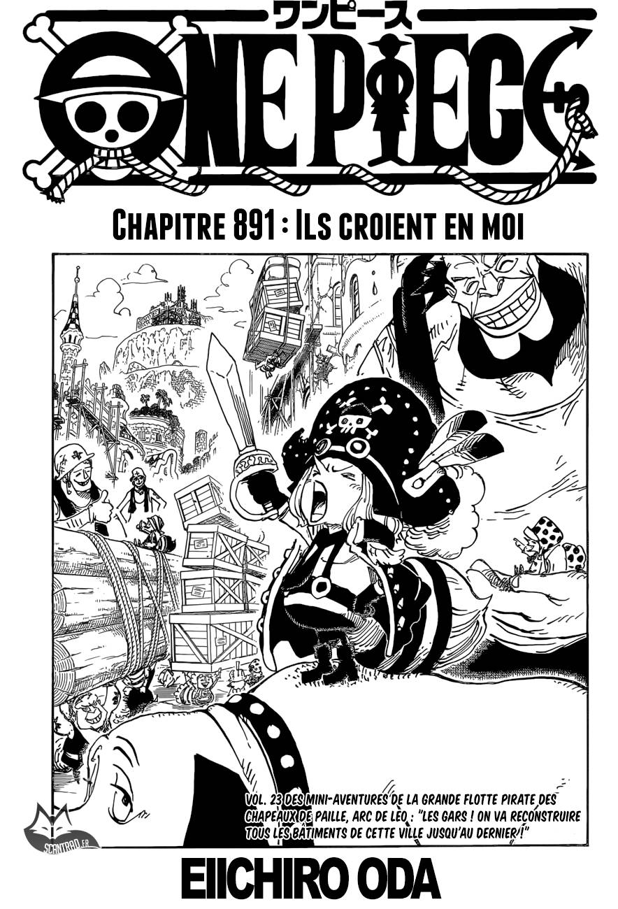 Lecture en ligne One Piece 891 page 1