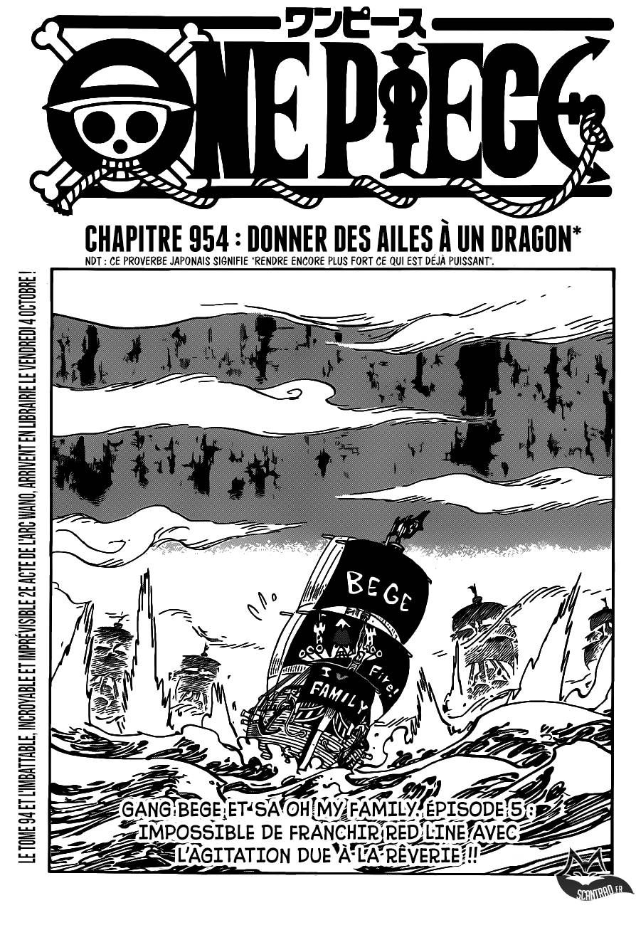 Lecture en ligne One Piece 954 page 1