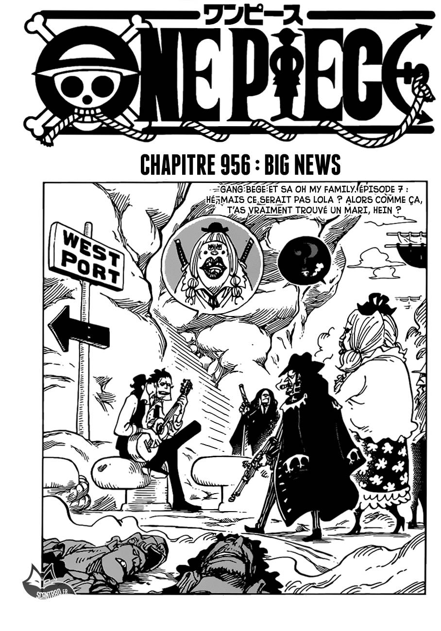 Lecture en ligne One Piece 956 page 1