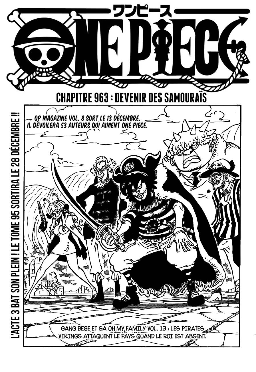 Lecture en ligne One Piece 963 page 1