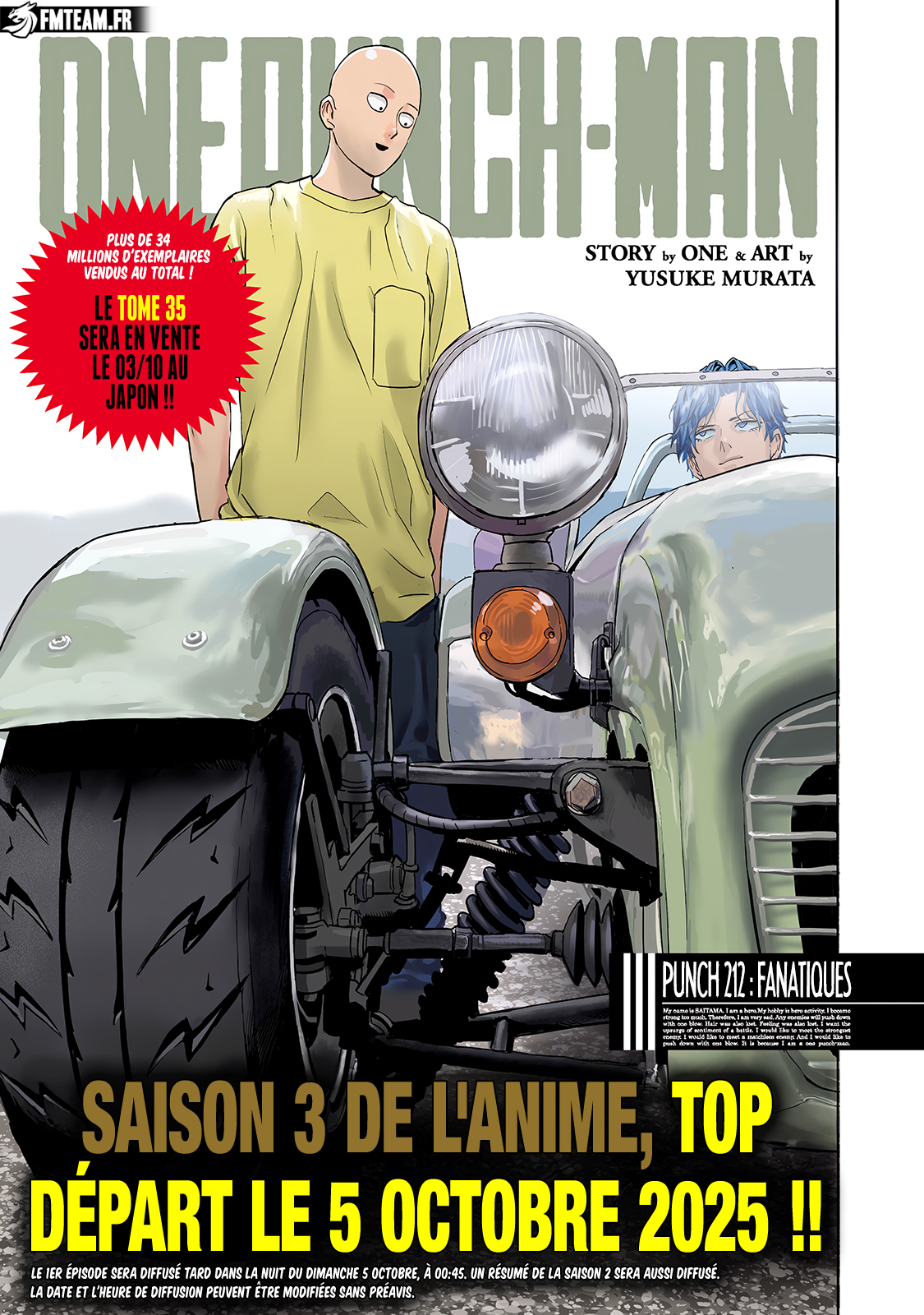 Lecture en ligne One Punch Man 212 page 1