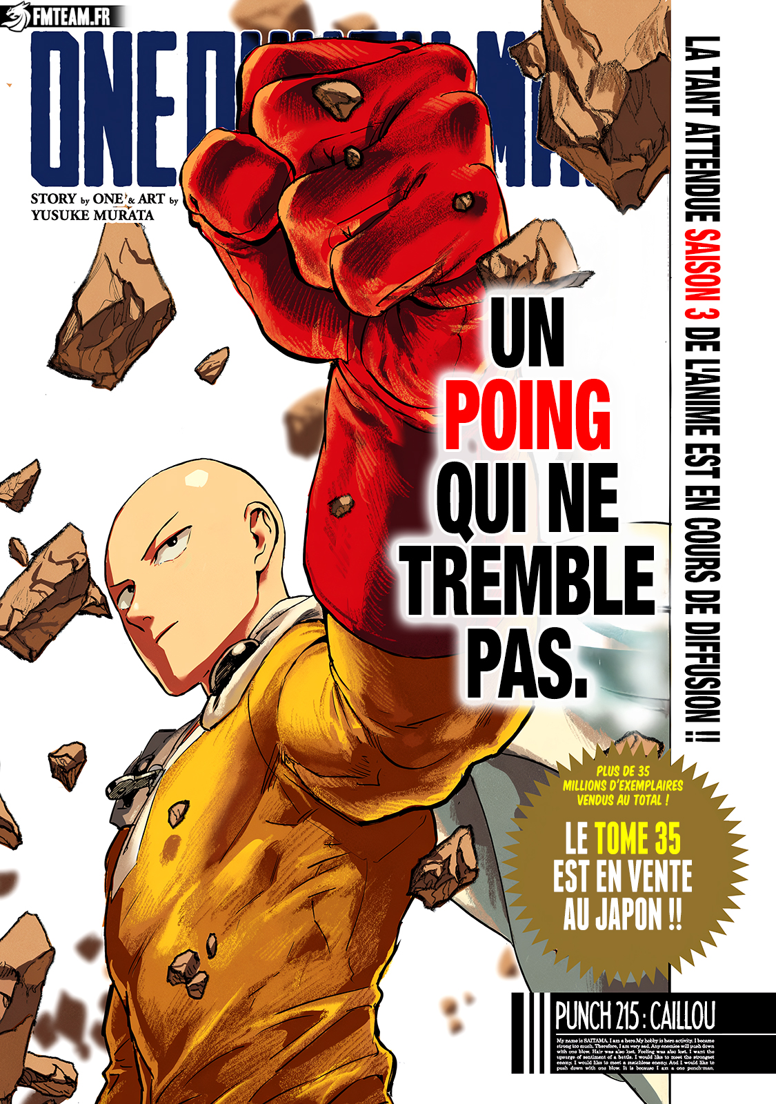 Lecture en ligne One Punch Man 215 page 1