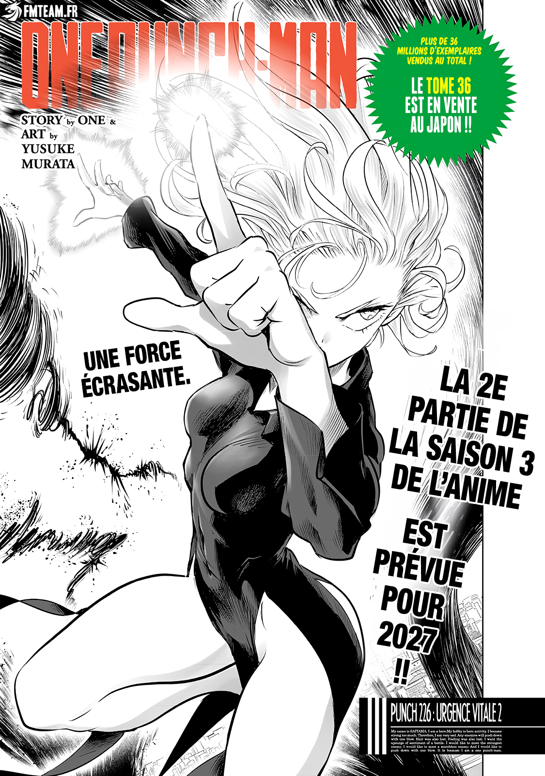 Lecture en ligne One Punch Man 226 page 1