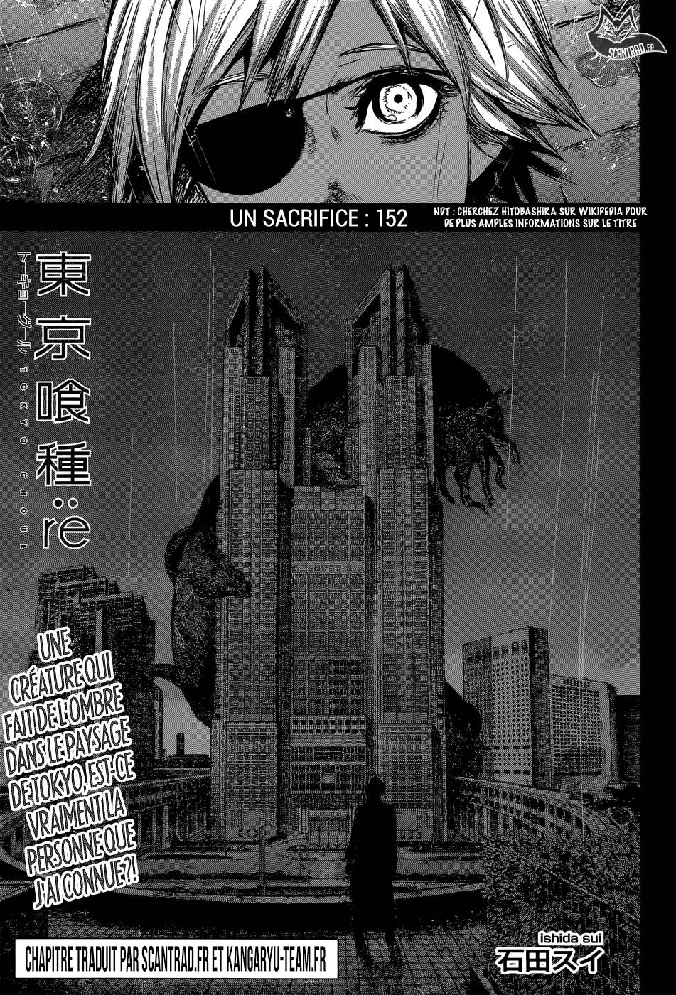 Lecture en ligne Tokyo Ghoul Re 152 page 1